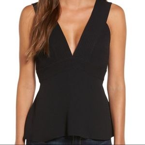 Trouve deep v-neck top